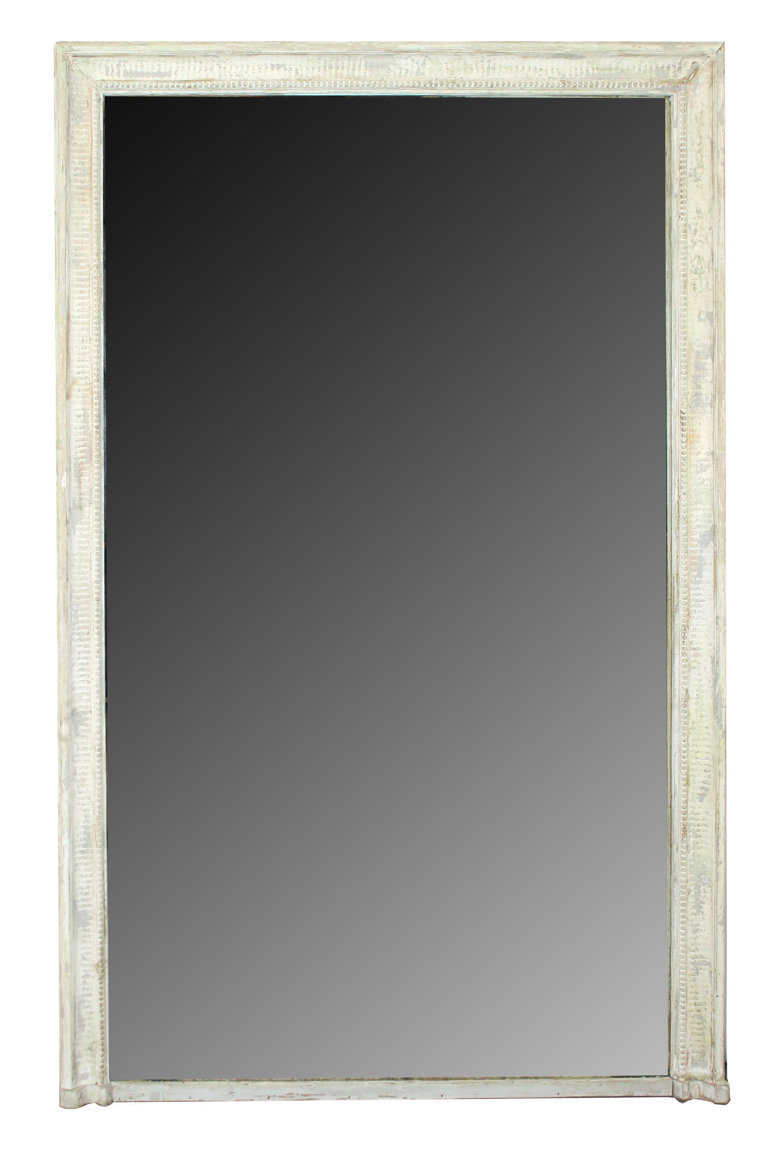 French Directoire painted mirror