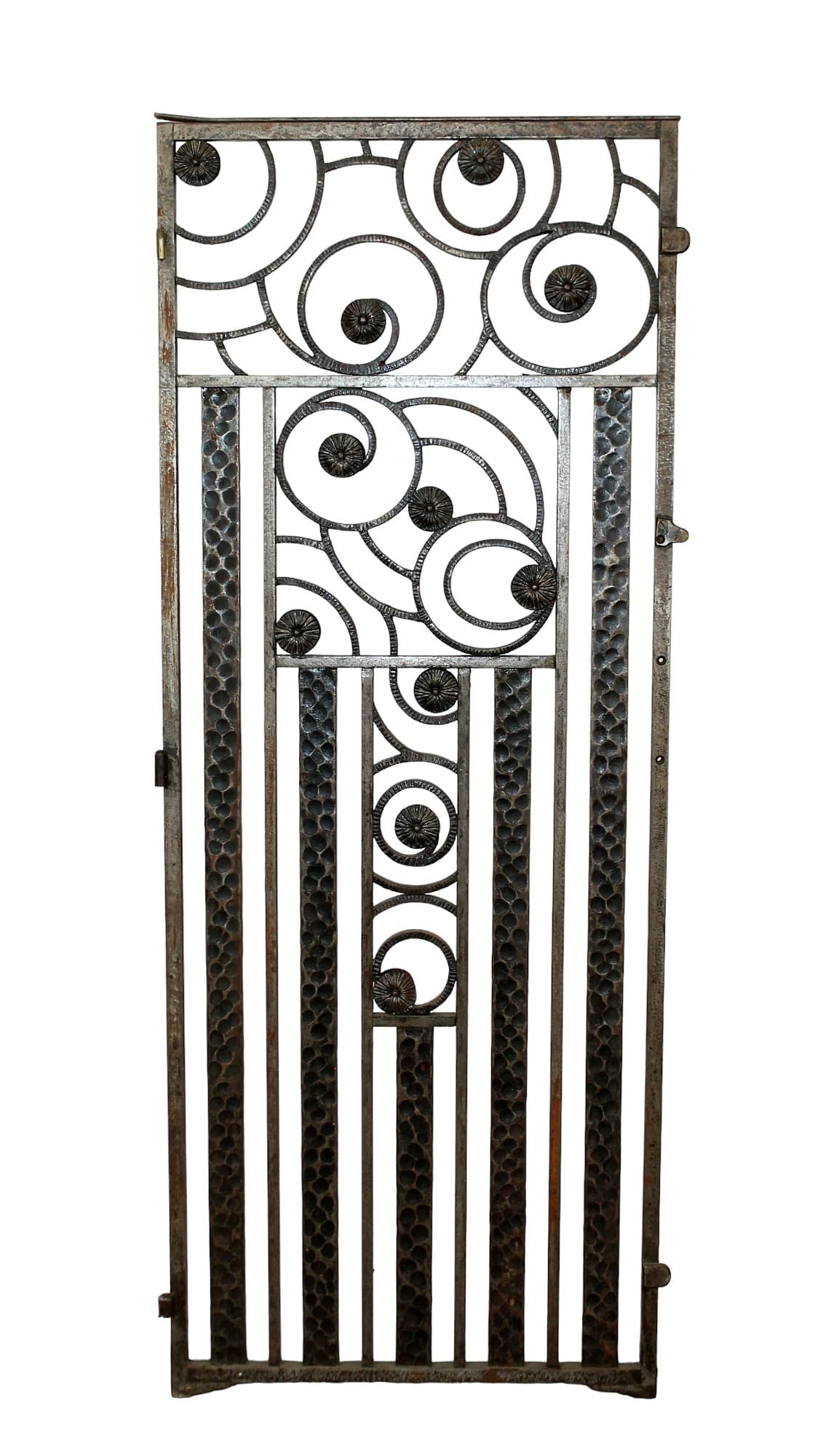  French Art Deco iron panel 