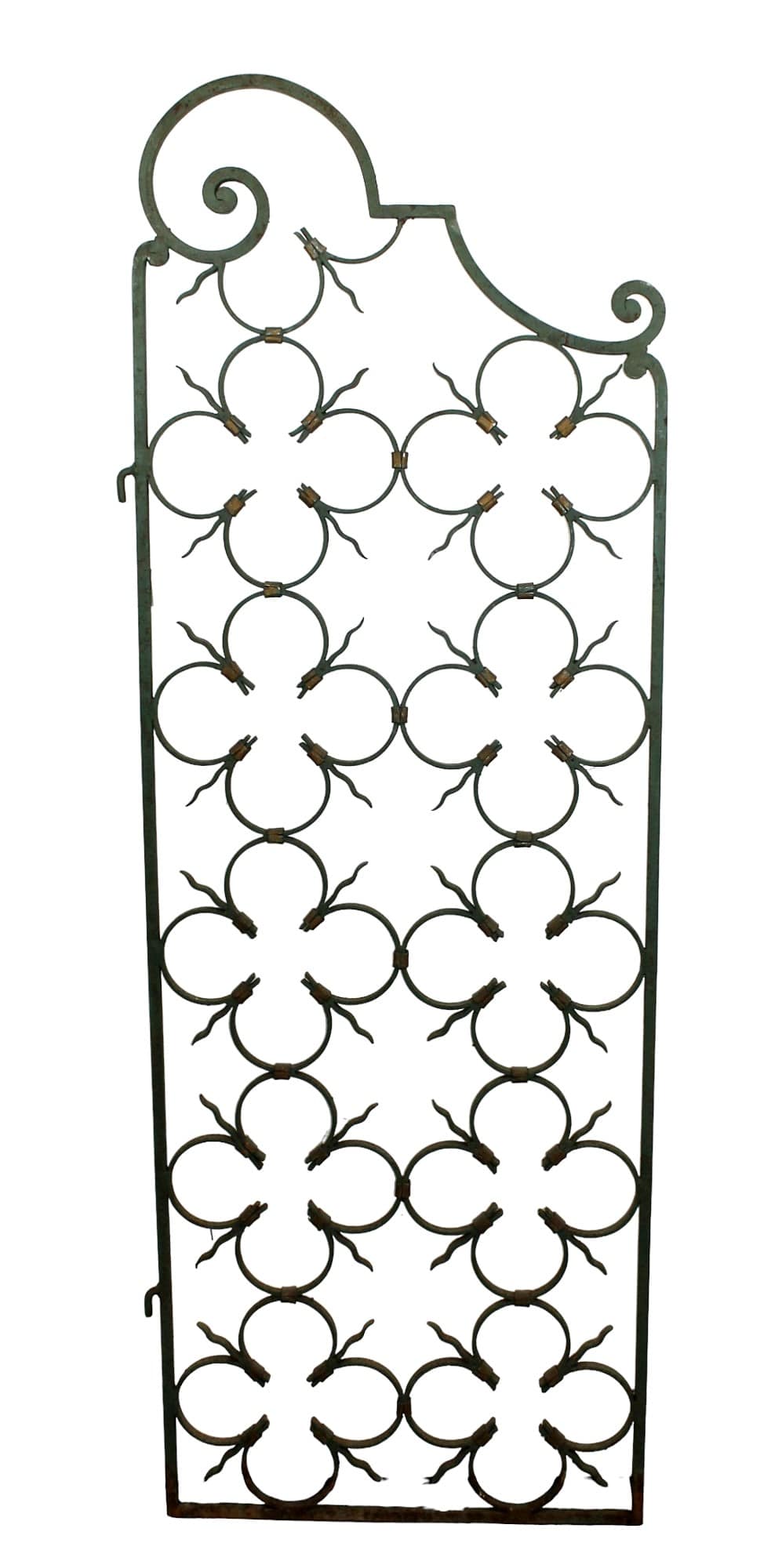 French wrought iron panel