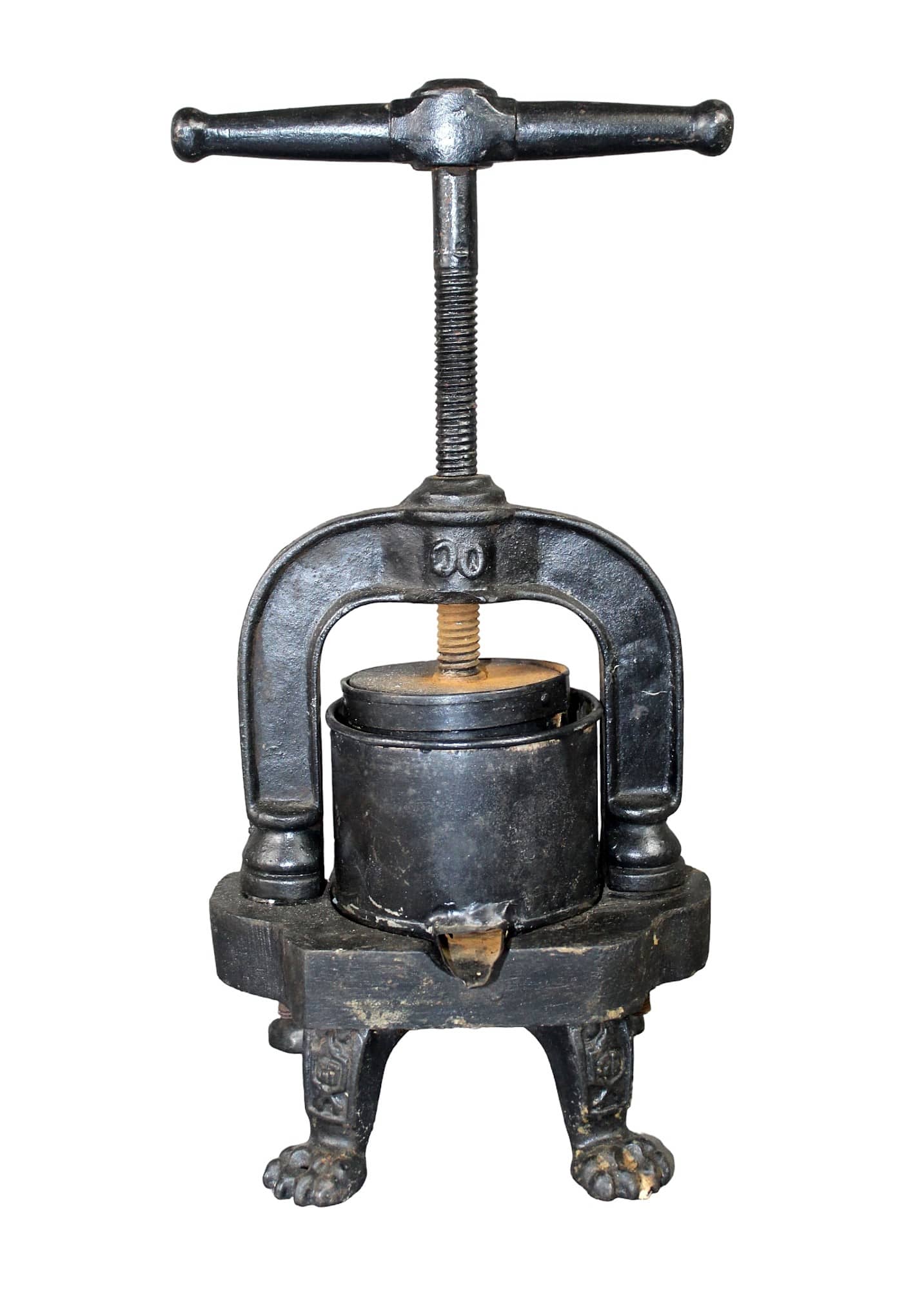 French cast iron juice press