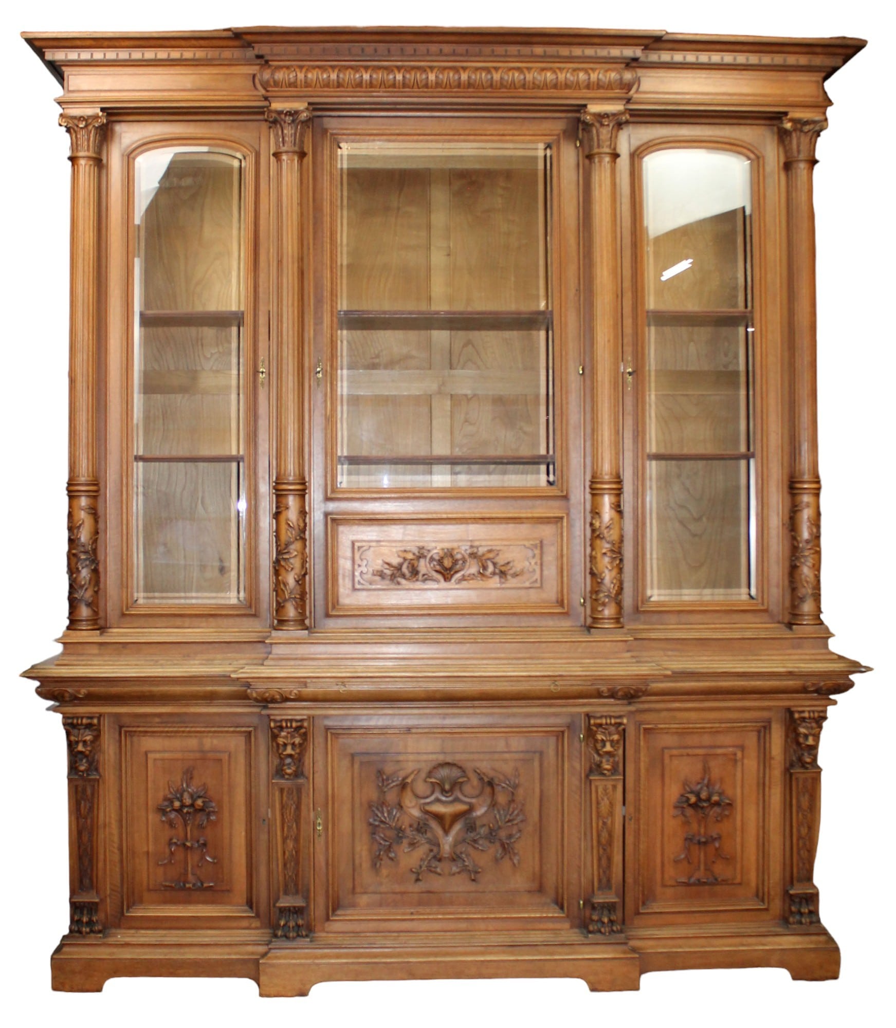 French Renaissance revival bookcase