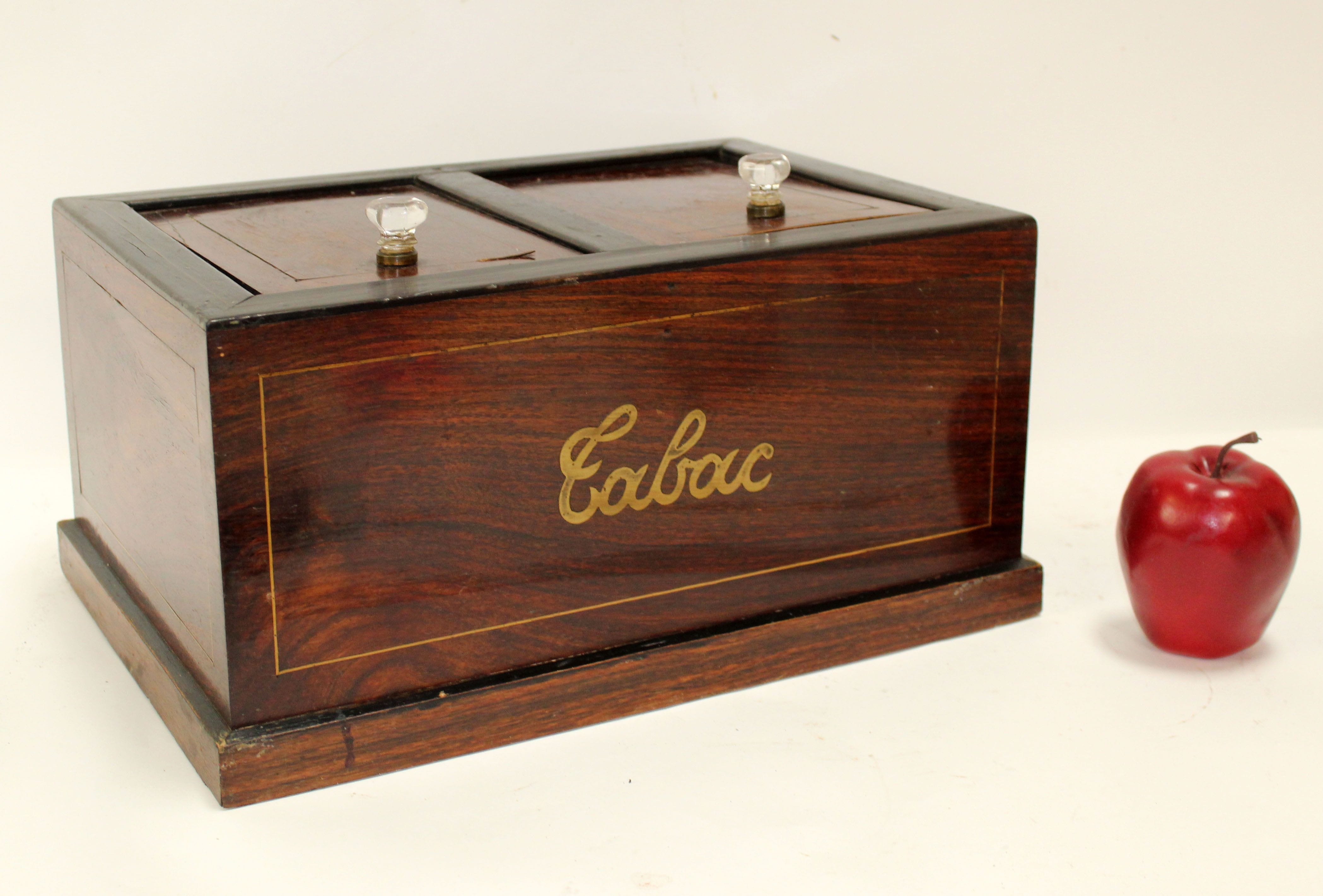 Antique French tobacco box